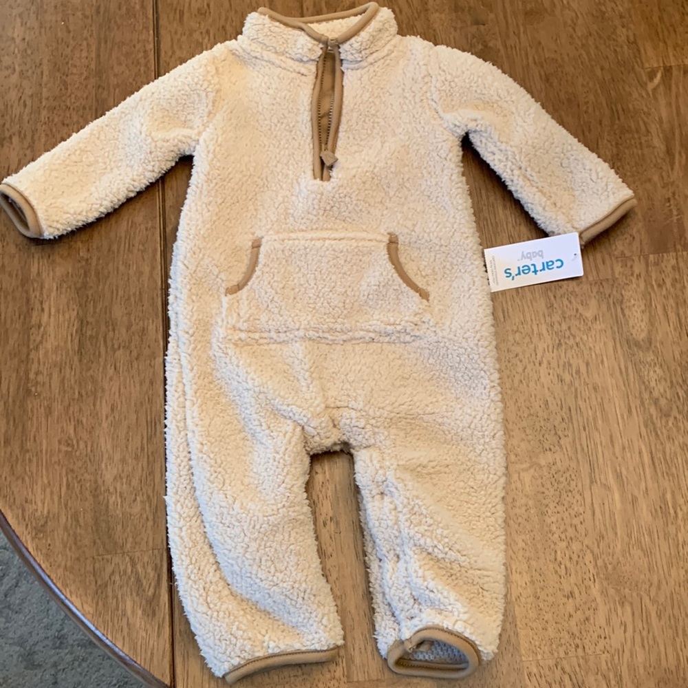 Carters baby fleece one piece